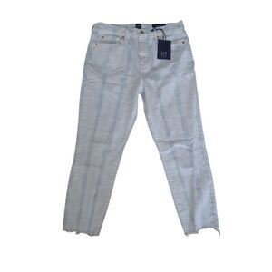 NWT new Gap Women’s stretch High Rise tie dye true skinny ankle denim Jeans